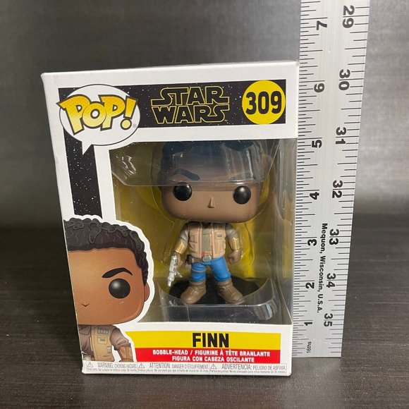 Funko Pop Star Wars Rise of Skywalker Finn #309 NEW Figure - Picture 7 of 8